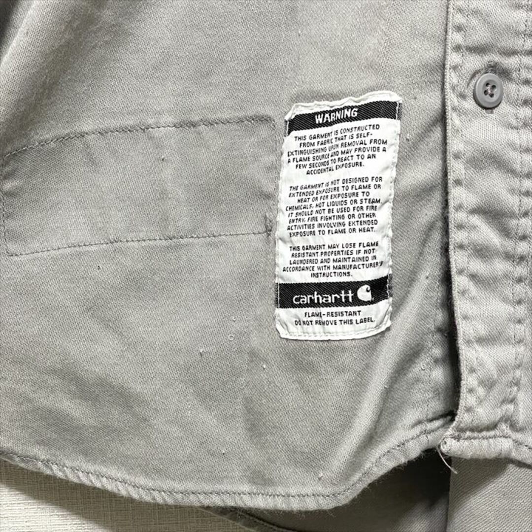 carhartt(カーハート)の90s 古着 カーハート BDシャツ オーバーサイズ 企業ロゴ XL  メンズのトップス(シャツ)の商品写真