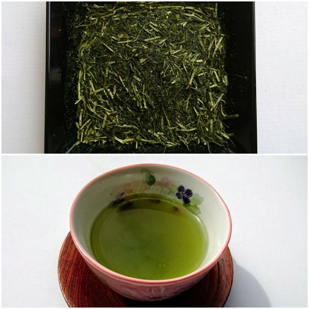 新茶できました！ くき茶　茎茶(静岡産深蒸し茶)　上質な一番茶のみ使用 食品/飲料/酒の飲料(茶)の商品写真