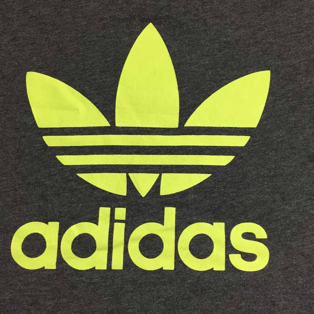 adidas(アディダス)の【アディダスオリジナルス 半袖ビッグロゴTシャツ】トレフォイル M 古着 メンズのトップス(Tシャツ/カットソー(半袖/袖なし))の商品写真