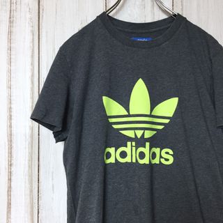 アディダス(adidas)の【アディダスオリジナルス 半袖ビッグロゴTシャツ】トレフォイル M 古着(Tシャツ/カットソー(半袖/袖なし))