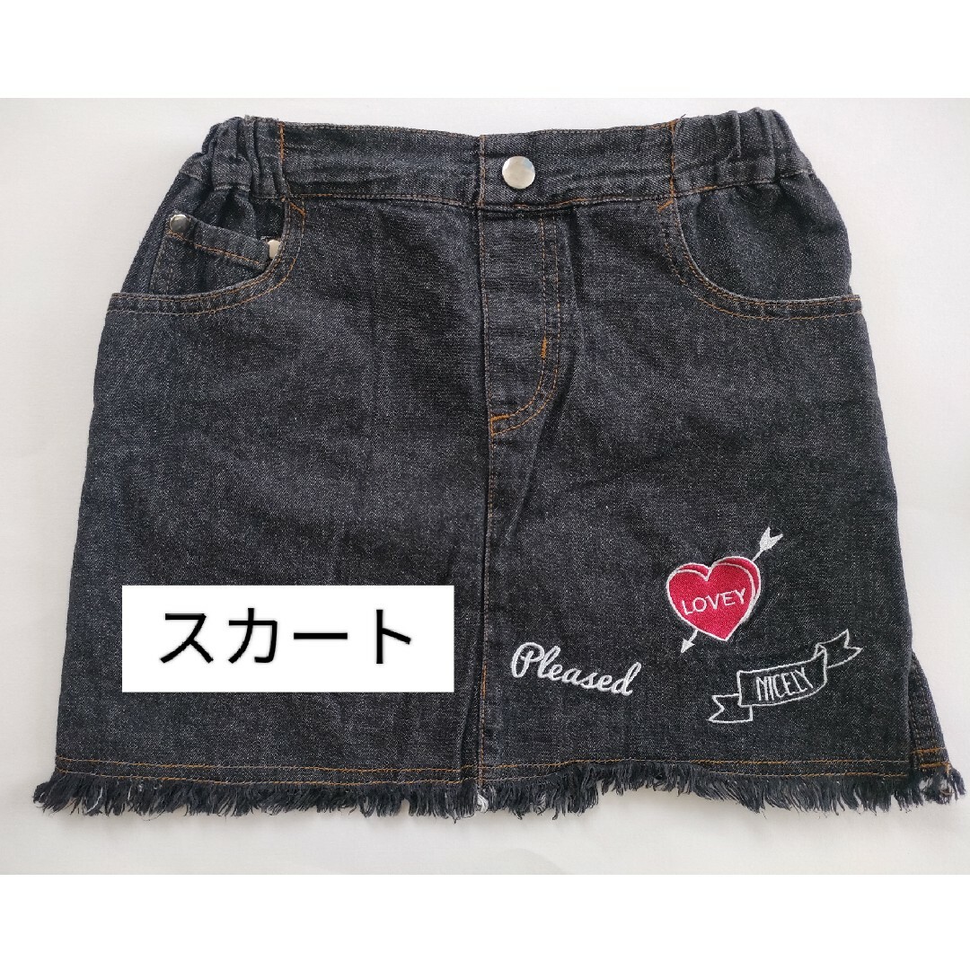 女の子 130 春夏 ２点セット キッズ/ベビー/マタニティのキッズ服女の子用(90cm~)(スカート)の商品写真