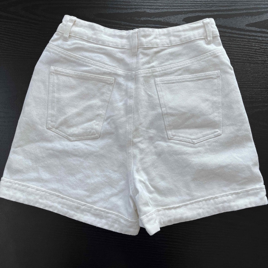 ANAP GiRL(アナップガール)のANAPGirl ショートパンツ Mサイズ  ホワイト♡ キッズ/ベビー/マタニティのマタニティ(マタニティボトムス)の商品写真