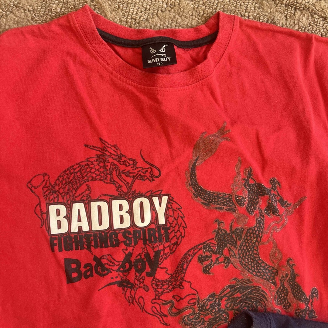 160㎝　BADBOY　トップバリュー　半袖Tシャツ　3枚セット キッズ/ベビー/マタニティのキッズ服男の子用(90cm~)(Tシャツ/カットソー)の商品写真