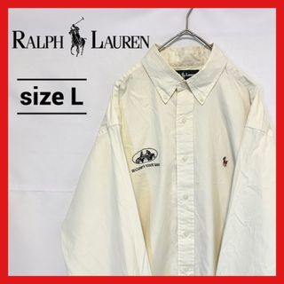 ラルフローレン(Ralph Lauren)の90s 古着 ラルフローレン 長袖シャツ ヤーマス 刺繍ロゴ L (シャツ)