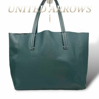 ユナイテッドアローズ(UNITED ARROWS)のユナイテッドアローズ トートバッグ レザー ダークグリーン 60513(トートバッグ)