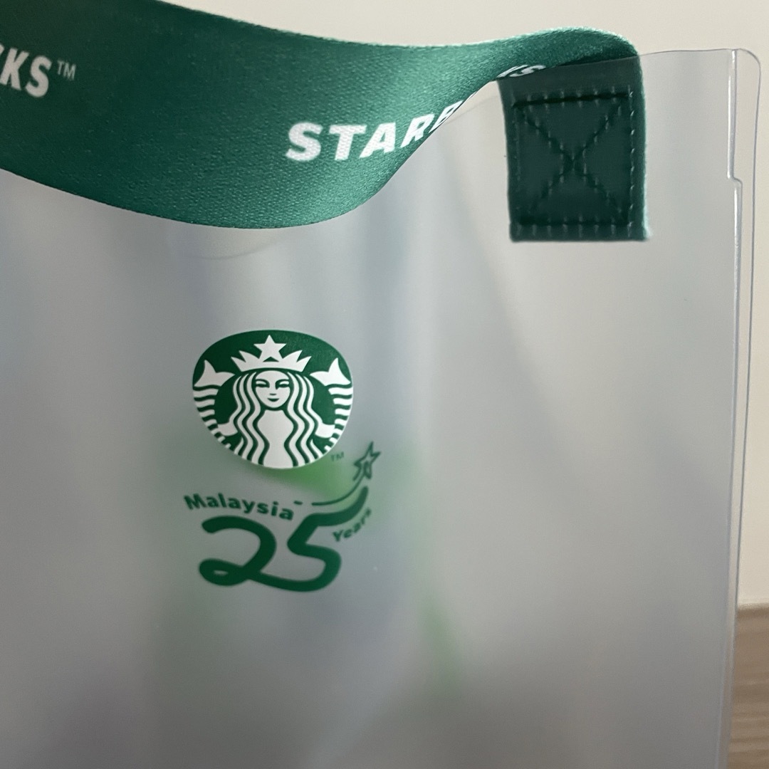 Starbucks(スターバックス)の【マレーシア限定】スターバックス25周年　半透明バッグ レディースのバッグ(トートバッグ)の商品写真