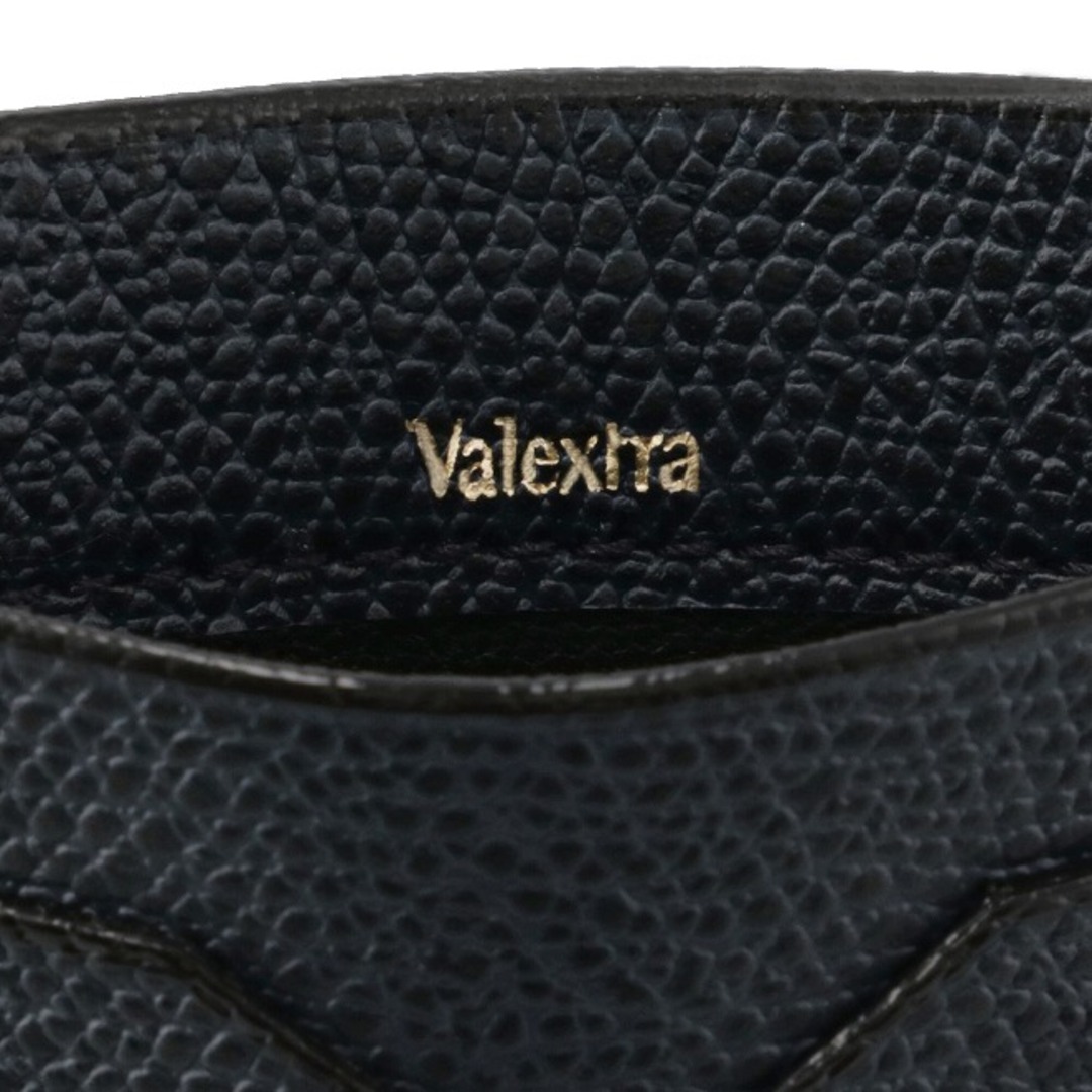 Valextra(ヴァレクストラ)のヴァレクストラ/VALEXTRA パスケース メンズ グレインレザー カードケース ネイビー V8L77-028-000U  メンズのファッション小物(名刺入れ/定期入れ)の商品写真