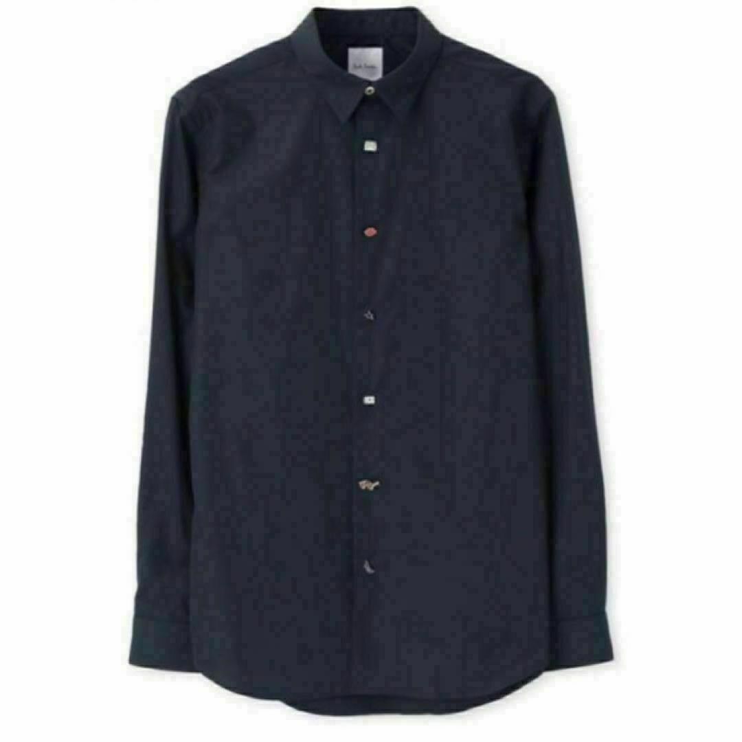 Paul Smith(ポールスミス)のPaul Smith ポールスミス　新品　ネイビー　ドレス　ボタン　シャツ　XL メンズのトップス(シャツ)の商品写真