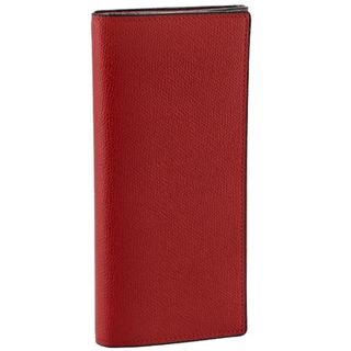 ヴァレクストラ(Valextra)のヴァレクストラ/VALEXTRA 財布 メンズ CONTINENTAL PURSE/ソフトカーフスキン 二つ折り長財布 ROSSO V9L18-028-000ROC(長財布)