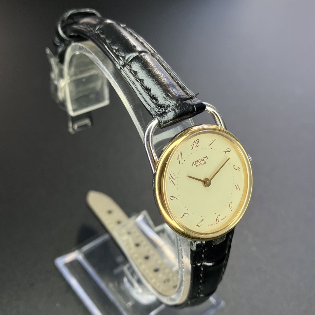 Hermes(エルメス)の【良品 可動品】 エルメス 腕時計 アルソー ゴールドコンビ 正規品 クリッパー レディースのファッション小物(腕時計)の商品写真