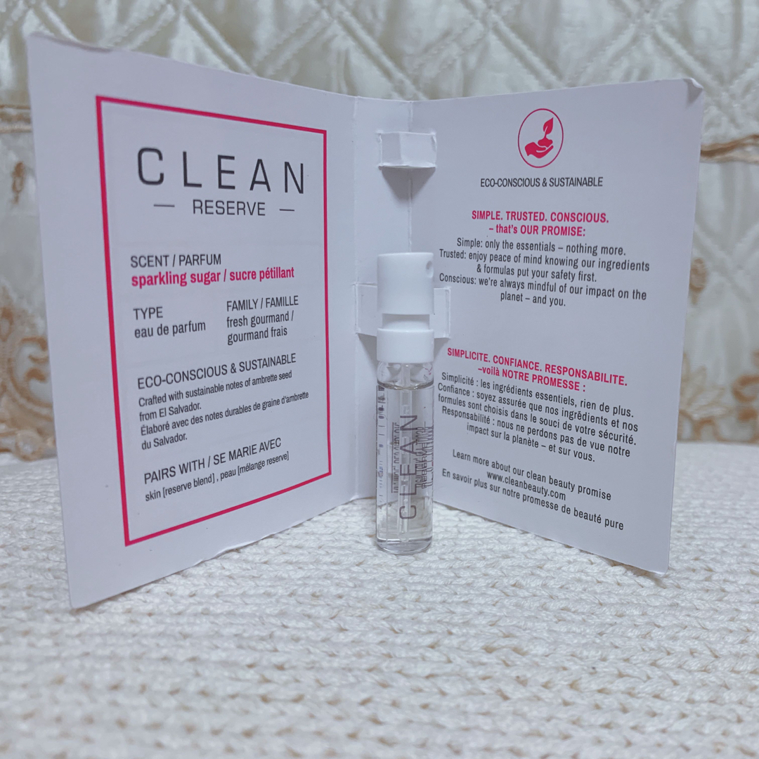 CLEAN(クリーン)のクリーン リザーブ スパークリング シュガー EDP サンプル 1.5ml コスメ/美容の香水(ユニセックス)の商品写真