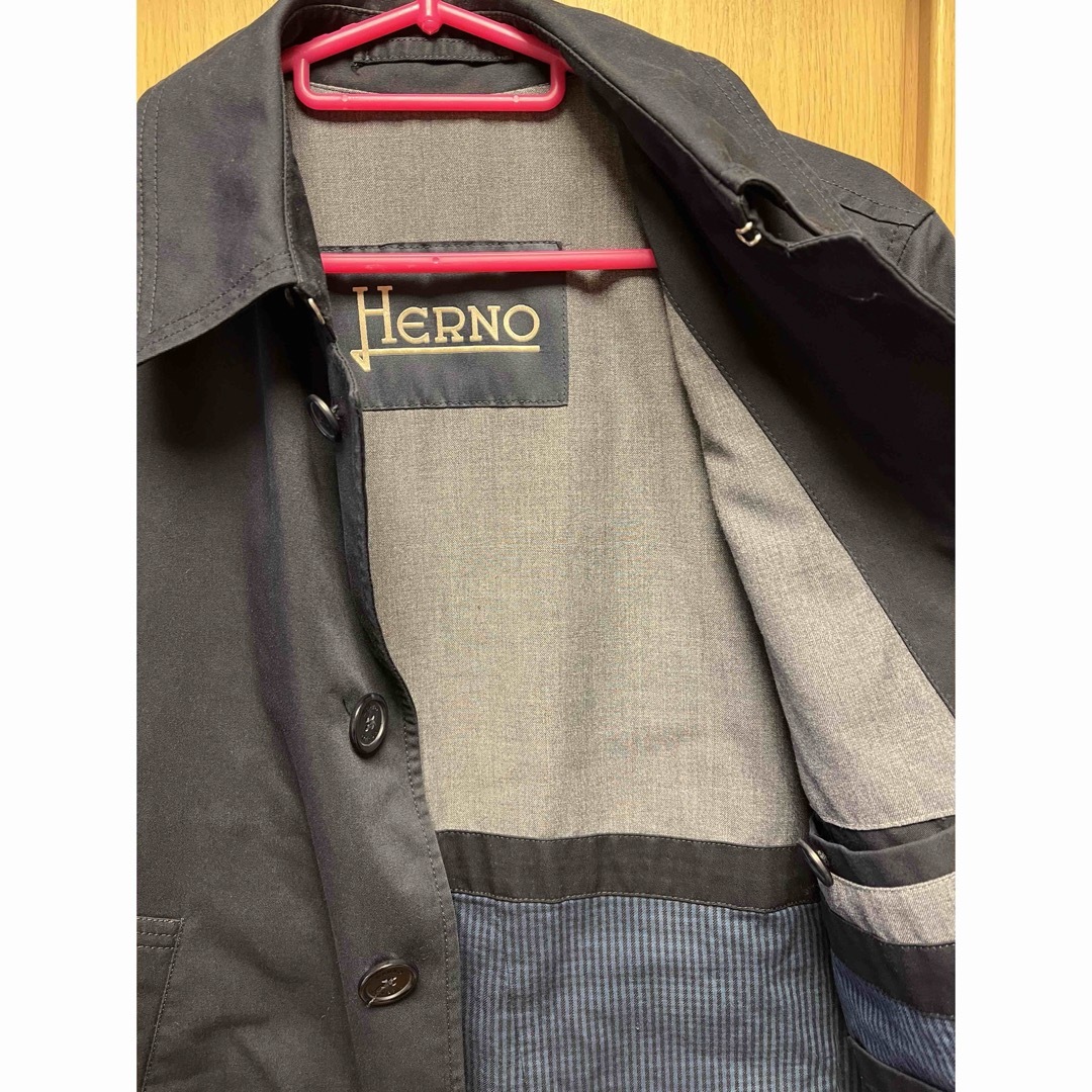 HERNO(ヘルノ)の国内正規 HERNO ヘルノ ステンカラーコート メンズのジャケット/アウター(ステンカラーコート)の商品写真