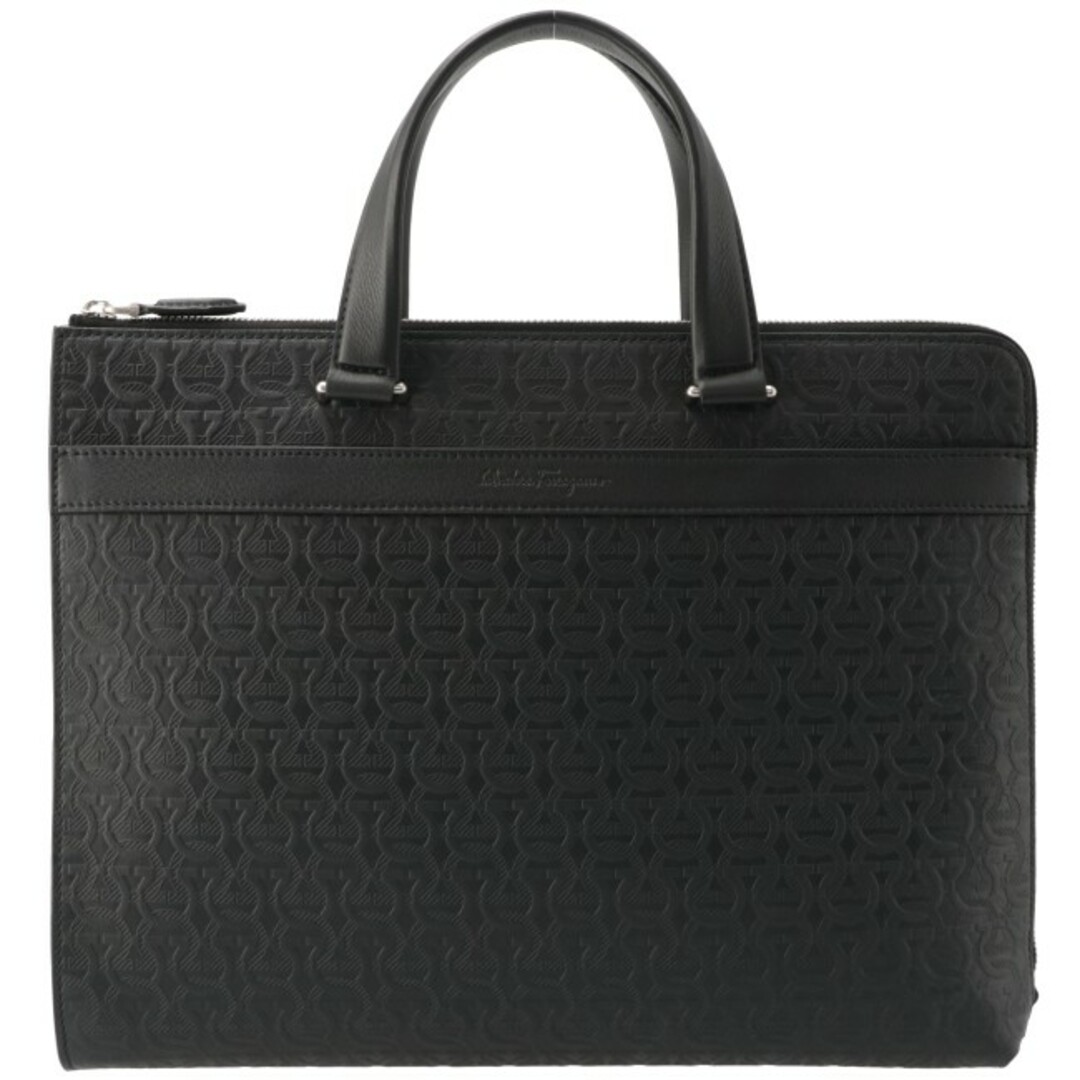 Ferragamo(フェラガモ)のフェラガモ/FERRAGAMO バッグ メンズ TRAVEL EMBOSSED ビジネスバッグ/ブリーフケース NERO 241150-0007-0010 0757923 _0410ff メンズのバッグ(ビジネスバッグ)の商品写真