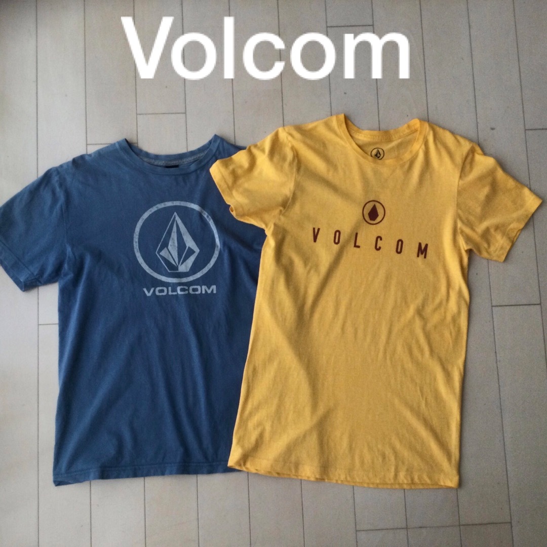 volcom(ボルコム)のVolcom ボルコム　半袖Tシャツ　２枚セット　メンズS キッズXL  メンズのトップス(Tシャツ/カットソー(半袖/袖なし))の商品写真