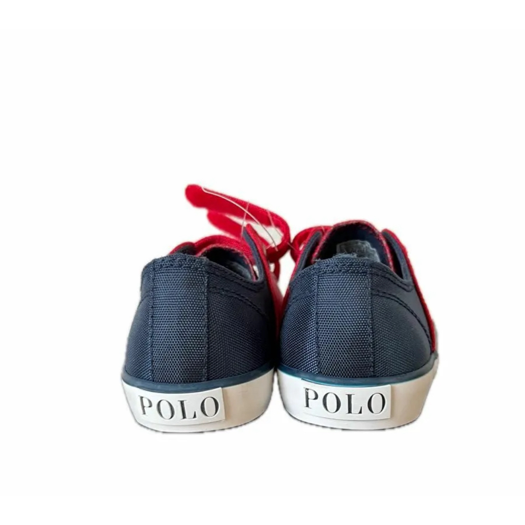 POLO RALPH LAUREN(ポロラルフローレン)の未使用　19cmラルフローレン　バイカラー　コンビスニーカー　キッズ　シューズ キッズ/ベビー/マタニティのキッズ靴/シューズ(15cm~)(スニーカー)の商品写真