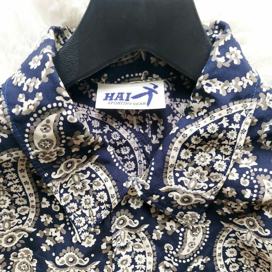 ISSEY MIYAKE(イッセイミヤケ)のイッセイミヤケ　HAI　総柄　レーヨン　シャツ　ペイズリー　オーバーサイズ　長袖 メンズのトップス(シャツ)の商品写真
