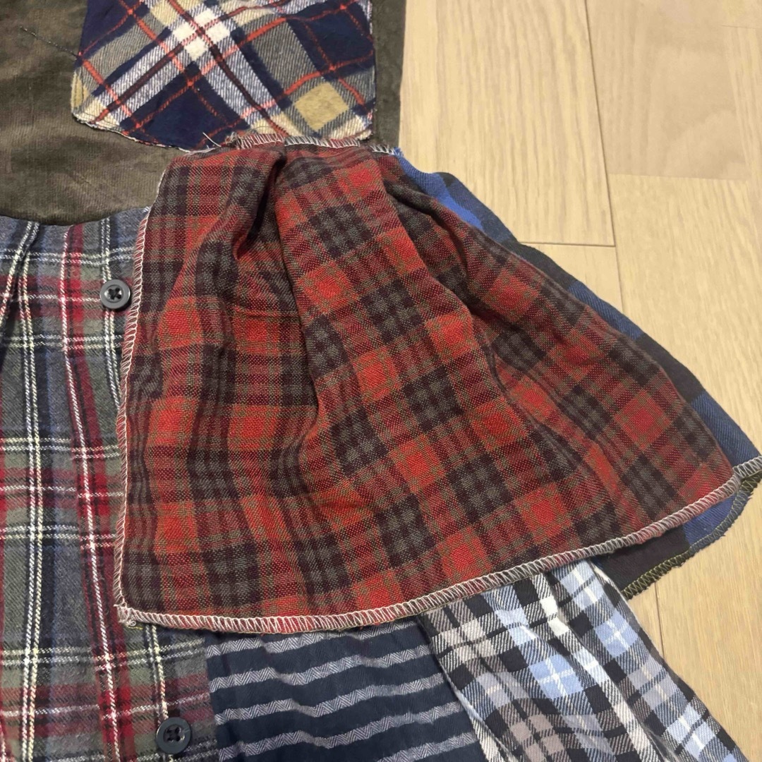 Remake Blue way plaid long skirt 再構築 レディースのスカート(ロングスカート)の商品写真