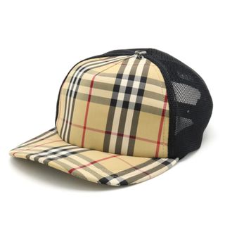 バーバリー(BURBERRY)のバーバリー チェック＆メッシュ ベースボールキャップ 帽子 （12430115）(その他)