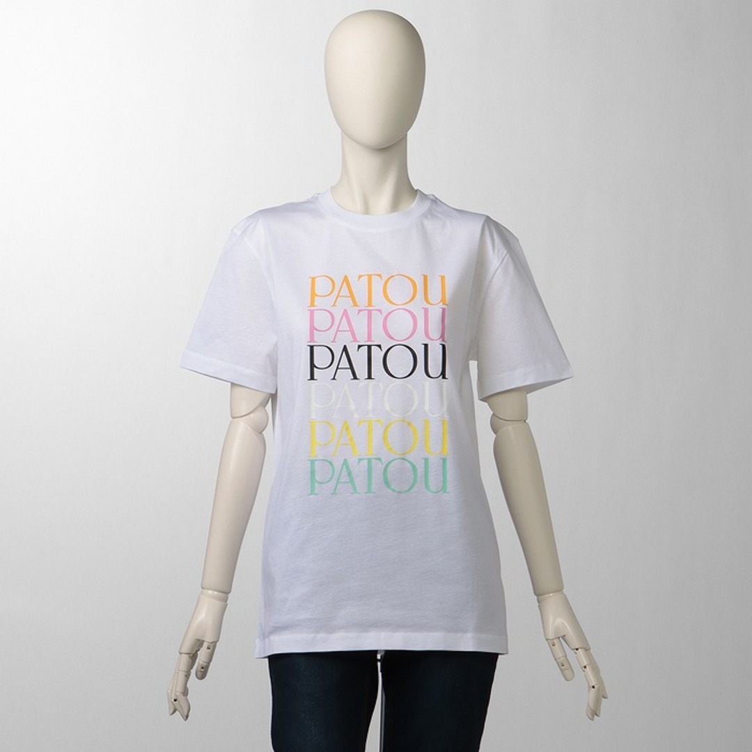 PATOU(パトゥ)のパトゥ PATOU Tシャツ パトゥ パトゥ ロゴ 半袖 オーガニックコットン ショートスリーブ JE1129999 0001 001W レディースのトップス(Tシャツ(半袖/袖なし))の商品写真