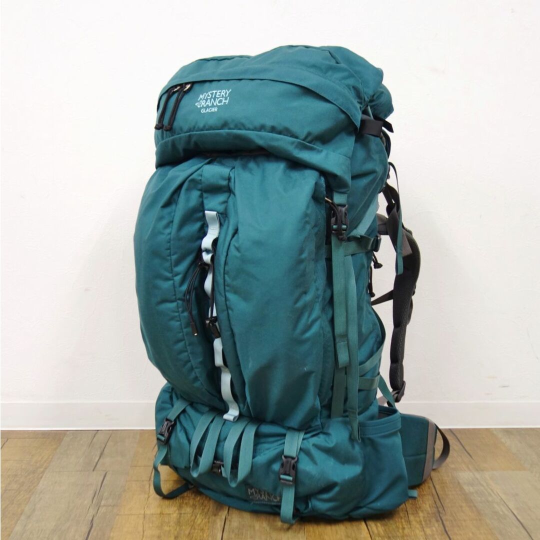 ミステリーランチ MYSTERY RANCH Womens GLACIER グレイシャー 70L グリーン 大型 ザック バックパック リュック 登山 アウトドア メンズのバッグ(バッグパック/リュック)の商品写真