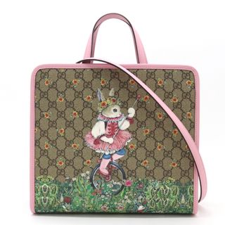 グッチ(Gucci)のグッチ チルドレンズ GGスプリーム ハンドバッグ （12430217）(ショルダーバッグ)