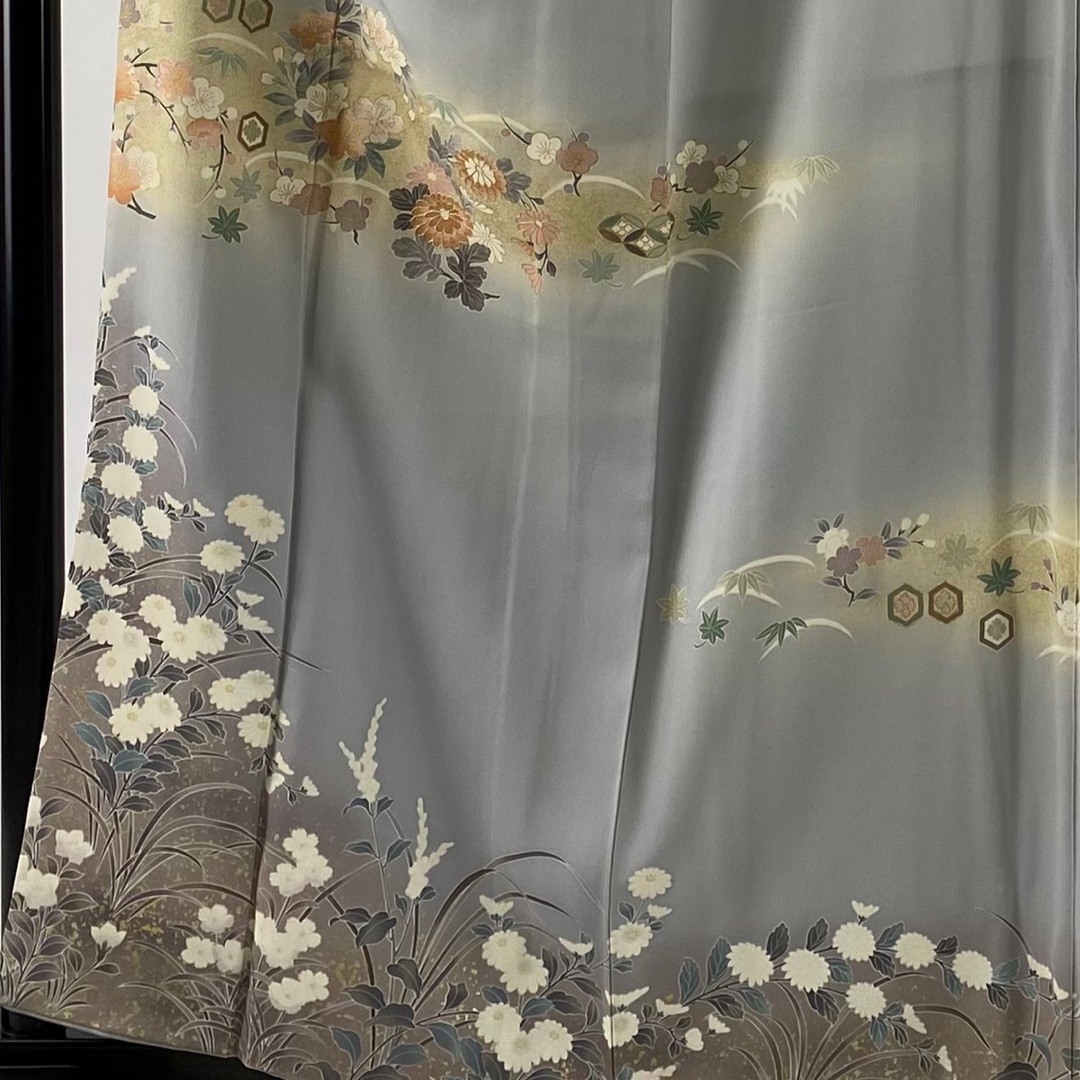 訪問着 身丈161cm 裄丈63cm 正絹 秀品 【中古】 レディースの水着/浴衣(着物)の商品写真