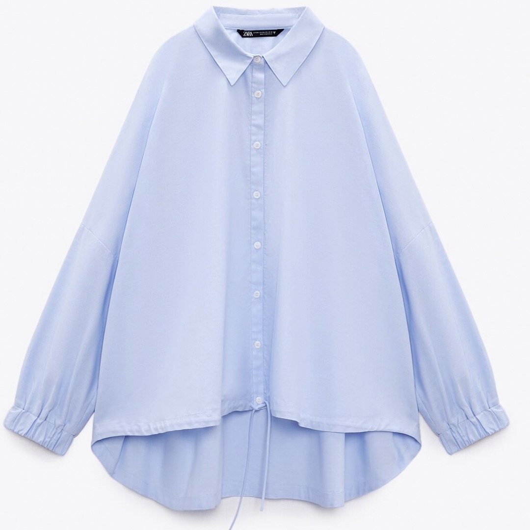 ZARA KIDS(ザラキッズ)のZARAオーバーサイズオックスフォードシャツ レディースのトップス(シャツ/ブラウス(長袖/七分))の商品写真