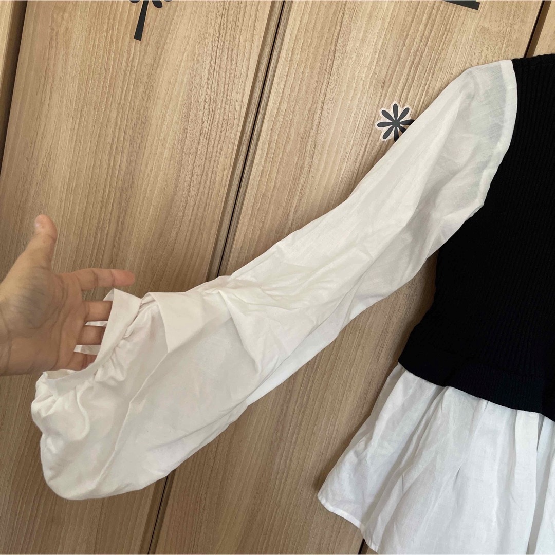 LシュリーブSUREVEボリュームスリーブレイヤードシャツブラウストップス レディースのトップス(シャツ/ブラウス(長袖/七分))の商品写真
