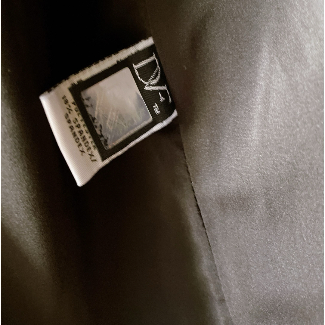DIANE von FURSTENBERG(ダイアンフォンファステンバーグ)の美品ダイアンフォンファステンバーグ　レザージャケット　ブラック　2 レディースのジャケット/アウター(ライダースジャケット)の商品写真