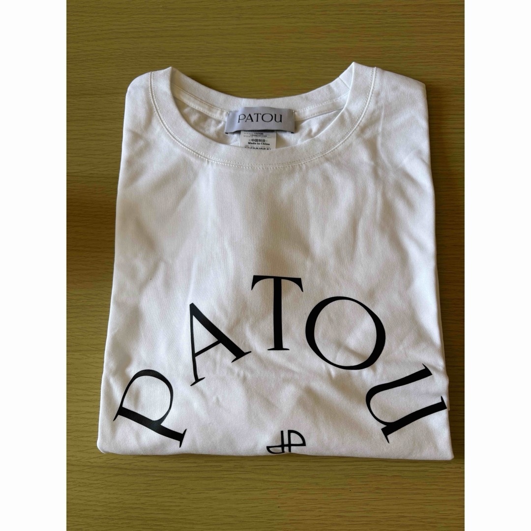 PATOU(パトゥ)の【新品未使用‼️】パトゥ PATOU ホワイト Tシャツ L レディースのトップス(Tシャツ(半袖/袖なし))の商品写真