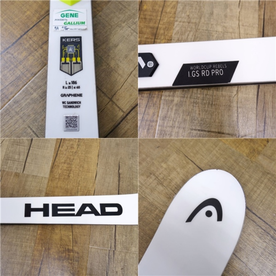 ヘッド HEAD WORLCUP REBELS I.GS RD PRO 186cm センター63mm ヘッド HEAD WORLCUP REBELS I.GS RD PRO 186cm センター63mm