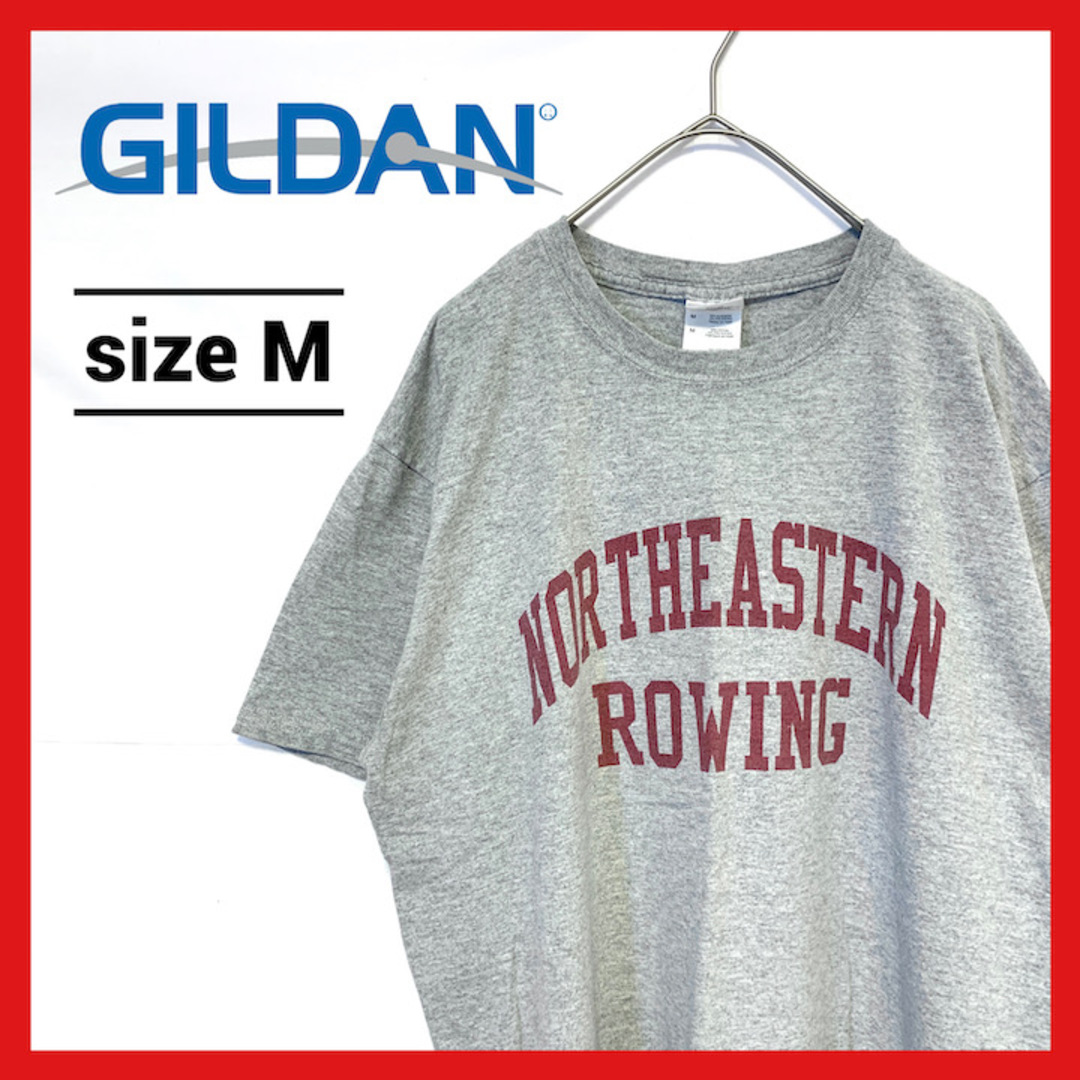 GILDAN(ギルタン)の90s 古着 ギルダン Tシャツ オーバーサイズ グレーT M  メンズのトップス(Tシャツ/カットソー(半袖/袖なし))の商品写真