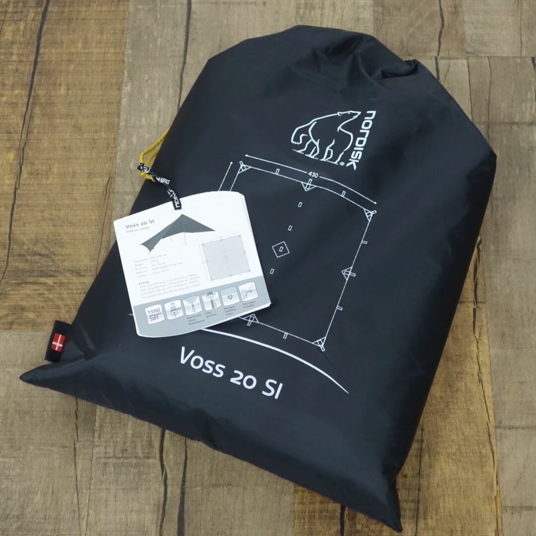 未使用 ノルディスク NORDISK Voss 20 SI Tarp Forest Green 未使用 ノルディスク NORDISK Voss 20 SI Tarp Forest Green