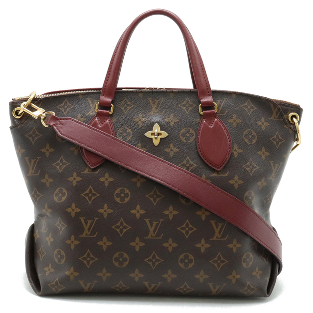 LOUIS VUITTON(ルイヴィトン)のルイ ヴィトン モノグラム フラワー ジップド トートMM （12420922） レディースのバッグ(ショルダーバッグ)の商品写真