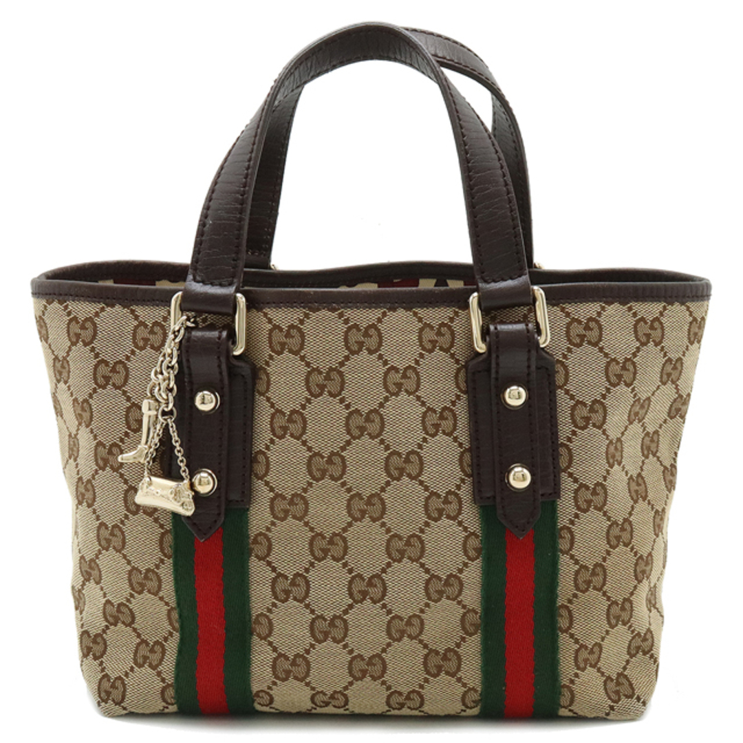 Gucci(グッチ)のグッチ GGキャンバス シェリーライン トートバッグ （12430317） レディースのバッグ(ハンドバッグ)の商品写真