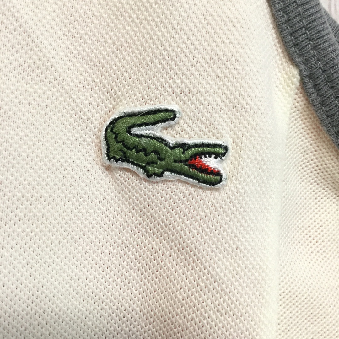 LACOSTE(ラコステ)の【フランス製 ラコステ 70s タンクトップ】ロゴ刺繍 L マルチカラー 古着 メンズのトップス(タンクトップ)の商品写真