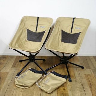 美品 タロン TALON One Action Chair ワンアクション チェア 2脚セット 折りたたみ イス 椅子 キャンプ アウトドア(テーブル/チェア)