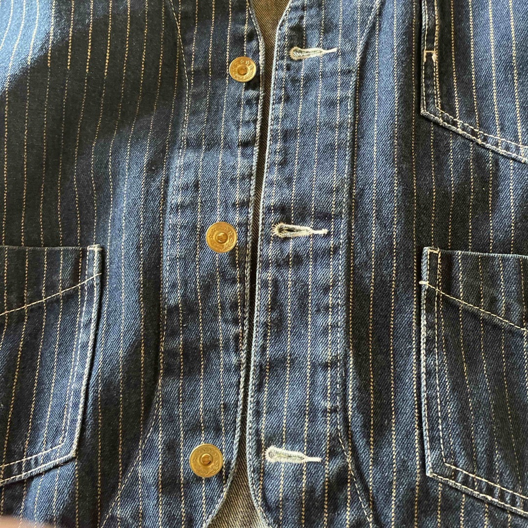 デニムベスト メンズのジャケット/アウター(Gジャン/デニムジャケット)の商品写真