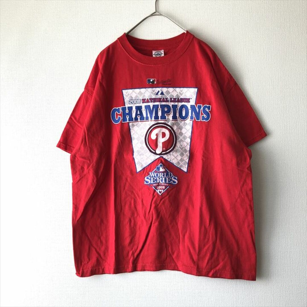 90s 古着 ノーブランド Tシャツ ナショナルシリーズ 野球 ゆるダボ L  メンズのトップス(Tシャツ/カットソー(半袖/袖なし))の商品写真