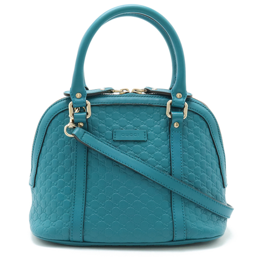 Gucci(グッチ)のグッチ マイクログッチシマ ハンドバッグ ミニバッグ （12430337） レディースのバッグ(ハンドバッグ)の商品写真