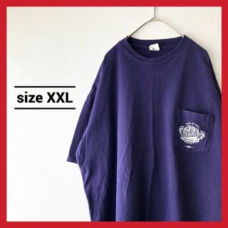 90s 古着 ノーブランド Tシャツ オーバーサイズ ゆるダボ 2XL(Tシャツ/カットソー(半袖/袖なし))