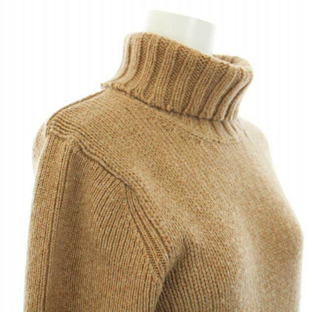 スローン ニット セーター 長袖 タートルネック カシミヤ混 ベージュ レディースのトップス(ニット/セーター)の商品写真