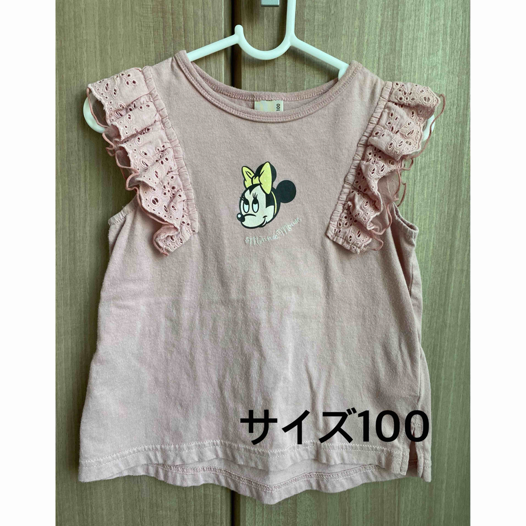 petit main(プティマイン)のプティマイン　ミニーノースリーブ キッズ/ベビー/マタニティのキッズ服女の子用(90cm~)(Tシャツ/カットソー)の商品写真