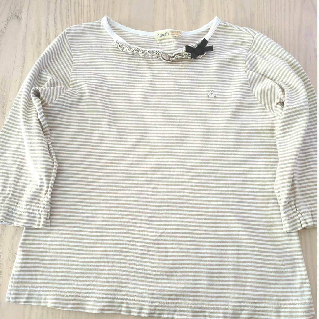 familiar(ファミリア)のファミリア140　7分丈カットソー キッズ/ベビー/マタニティのキッズ服女の子用(90cm~)(Tシャツ/カットソー)の商品写真