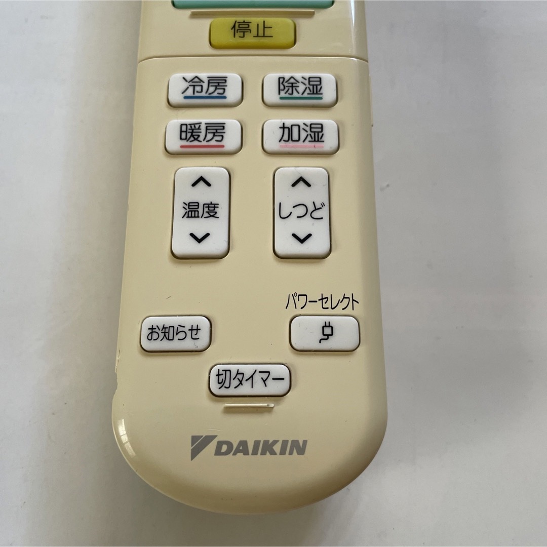 DAIKIN(ダイキン)のDAIKIN リモコン　ARC472A11 動作良好　◇送料無料 スマホ/家電/カメラの冷暖房/空調(その他)の商品写真