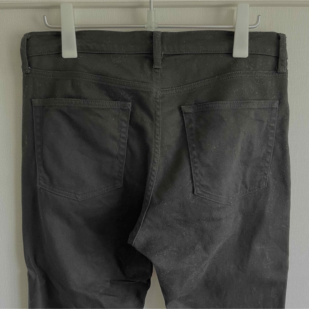 MUJI (無印良品)(ムジルシリョウヒン)の無印良品　ストレッチデニムスリムパンツ 33 ブラック 黒 メンズのパンツ(デニム/ジーンズ)の商品写真