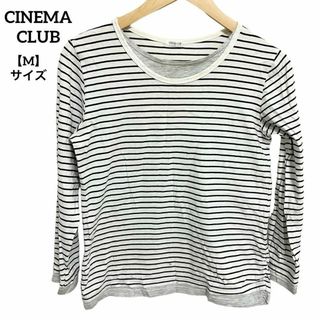 シネマクラブ(CINEMA CLUB)のF9 CINEMA CLUB シネマクラブ カットソー ロンT ボーダー M(Tシャツ(長袖/七分))