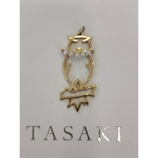 タサキ(TASAKI)のタサキTASAKI プリティインパールズ　フクロウ　ペンダントトップ　チャーム(ネックレス)