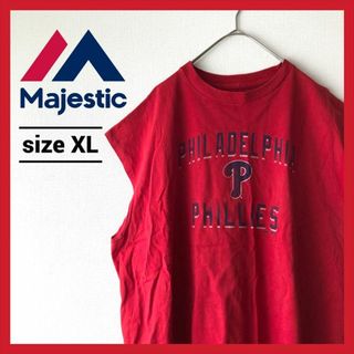 マジェスティック(Majestic)の90s 古着 マジェスティック タンクトップ フィラデルフィア ゆるダボ XL (Tシャツ/カットソー(半袖/袖なし))