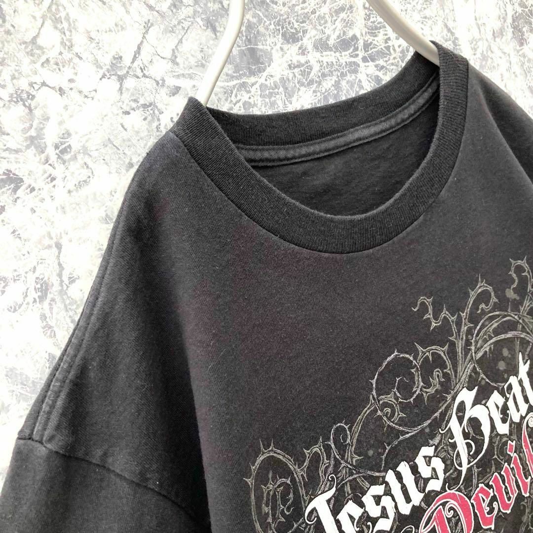 VINTAGE(ヴィンテージ)のIT70 US古着ケルッソイエスキリストバックプリントロゴクリスチャンTシャツ メンズのトップス(Tシャツ/カットソー(半袖/袖なし))の商品写真